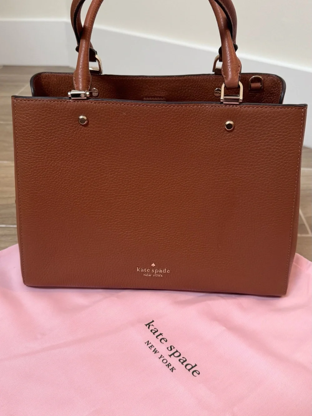 NWT Kate Spade Leila Medium Triple Compartment Satchel